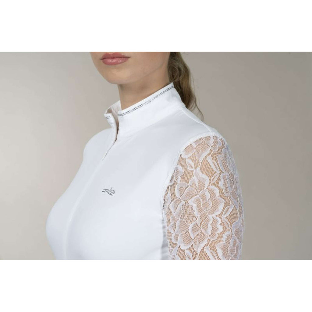 Schockemöhle T-shirt de Concours SPAlicia Lange mouwen Optical White