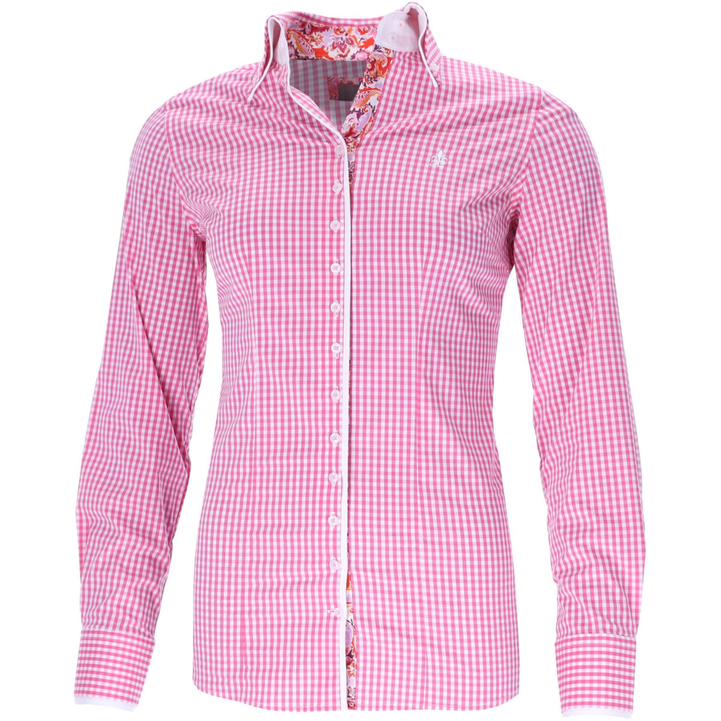 Schockemöhle Blouse FDL Eleonora Paisley L Blanc/rose