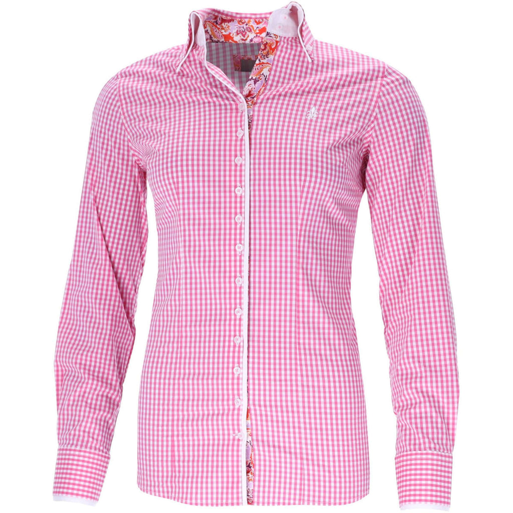 Schockemöhle Blouse FDL Eleonora Paisley L Blanc/rose