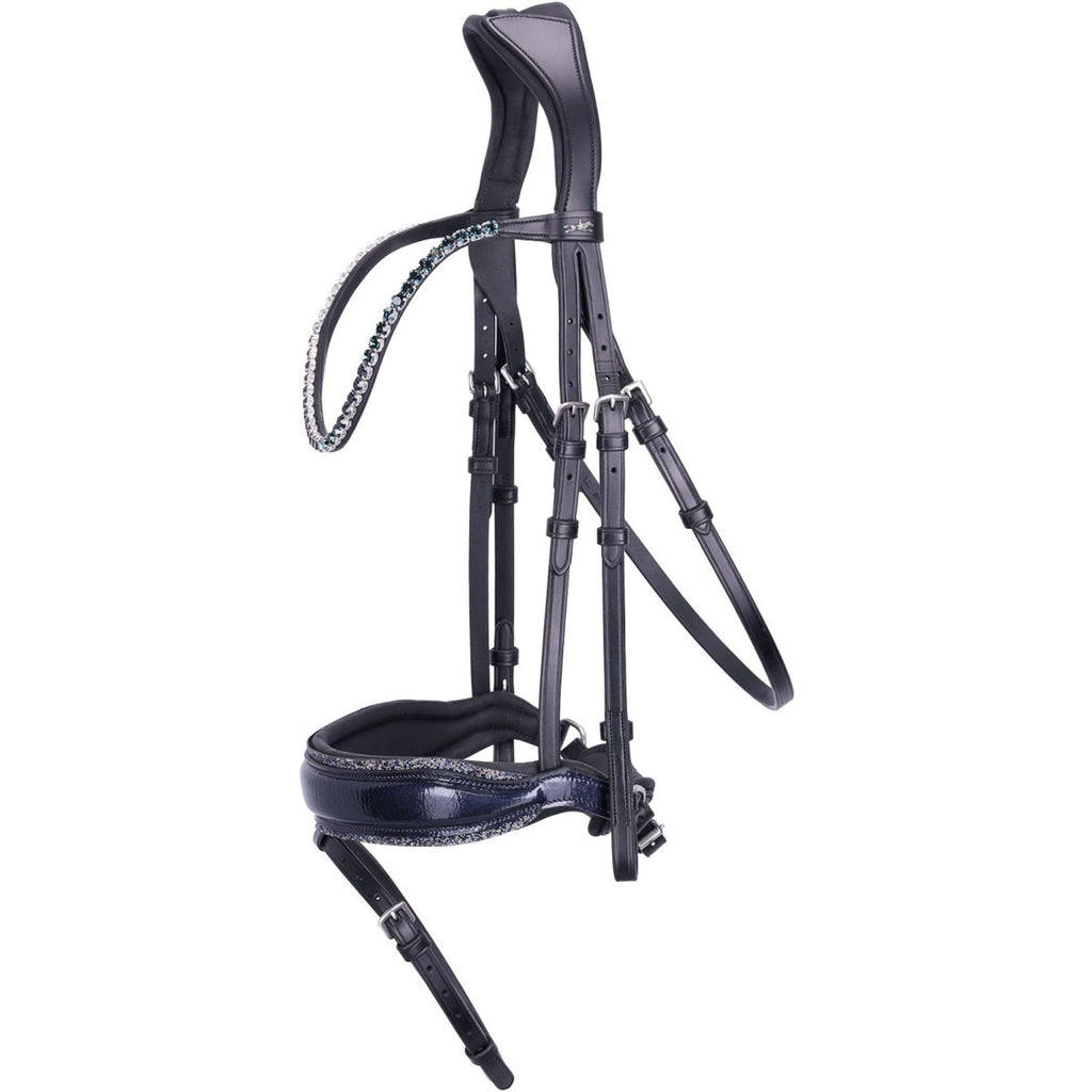Schockemöhle Bride SPLuxury Dressage Noir/Argent/Bleu