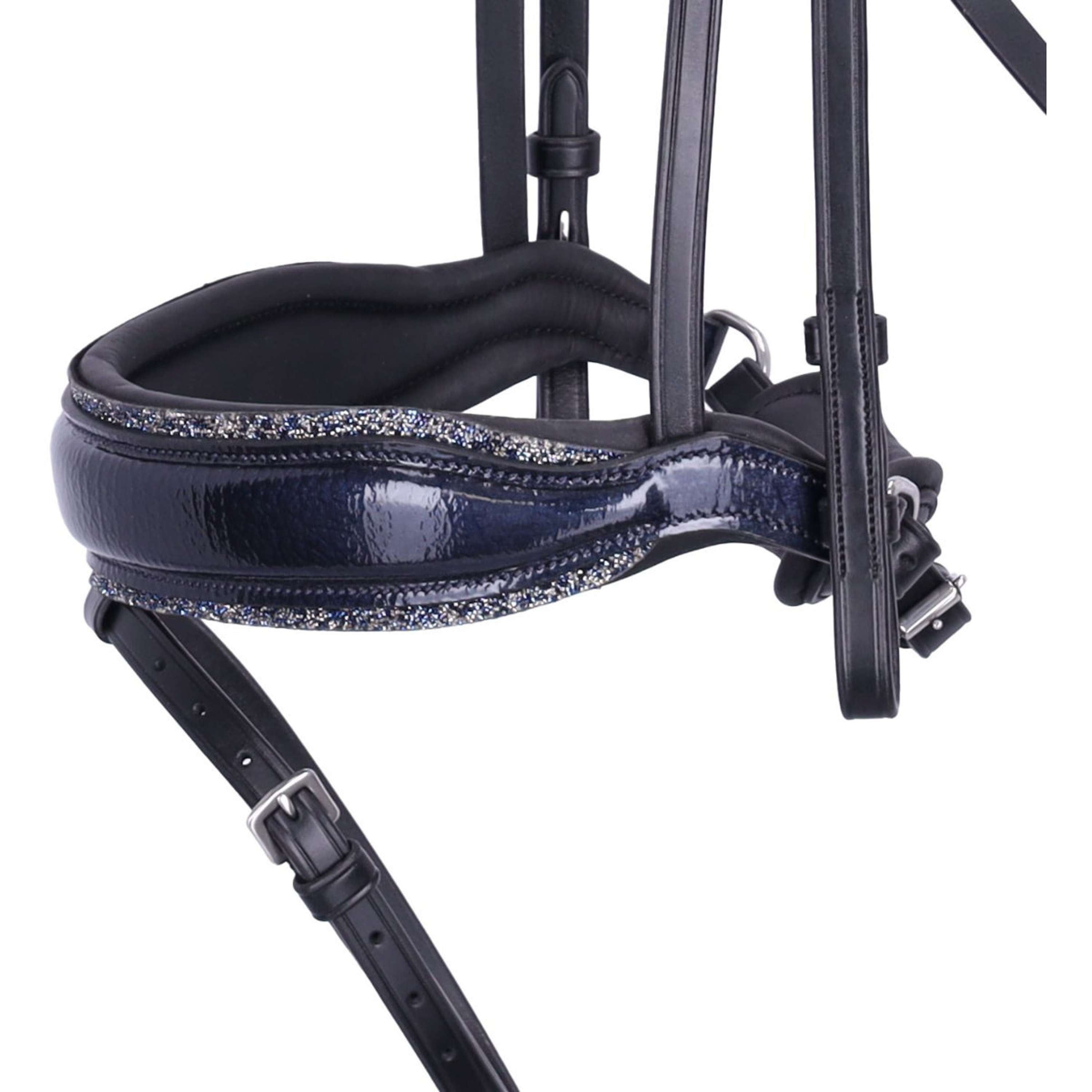 Schockemöhle Bride SPLuxury Dressage Noir/Argent/Bleu