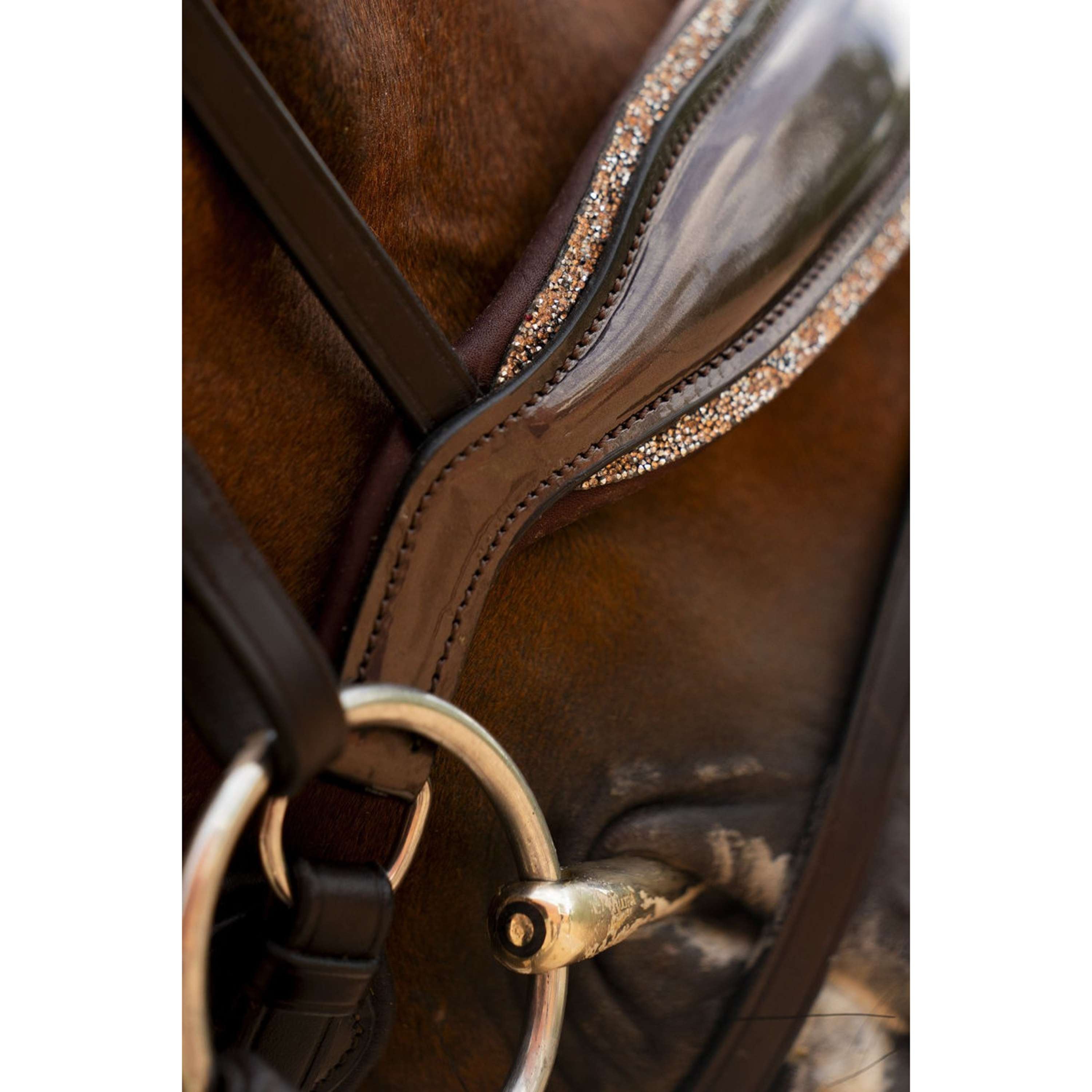 Schockemöhle Bride SPLuxury Dressage Espresso/Toffee/Argent