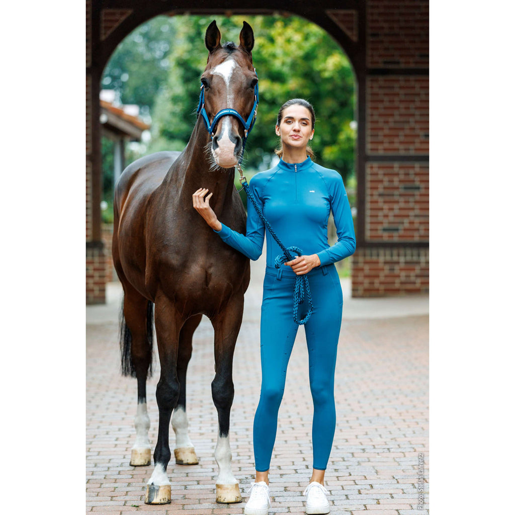 Schockemöhle Legging d'Équitation SP Air Sporty -26 Style Full Grip Colonial Blue