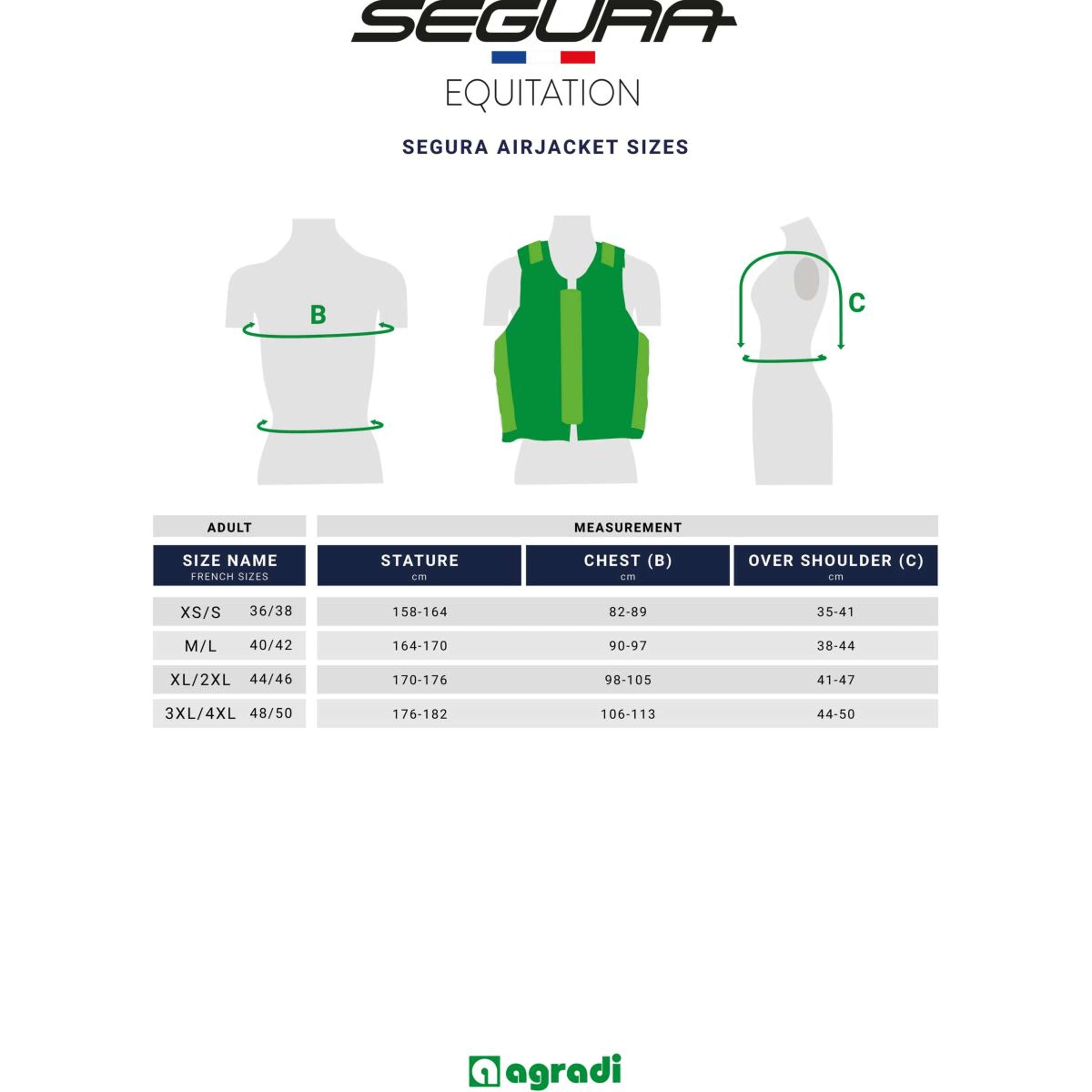 Segura Equitation Airbag C-protect Air Evo Noir