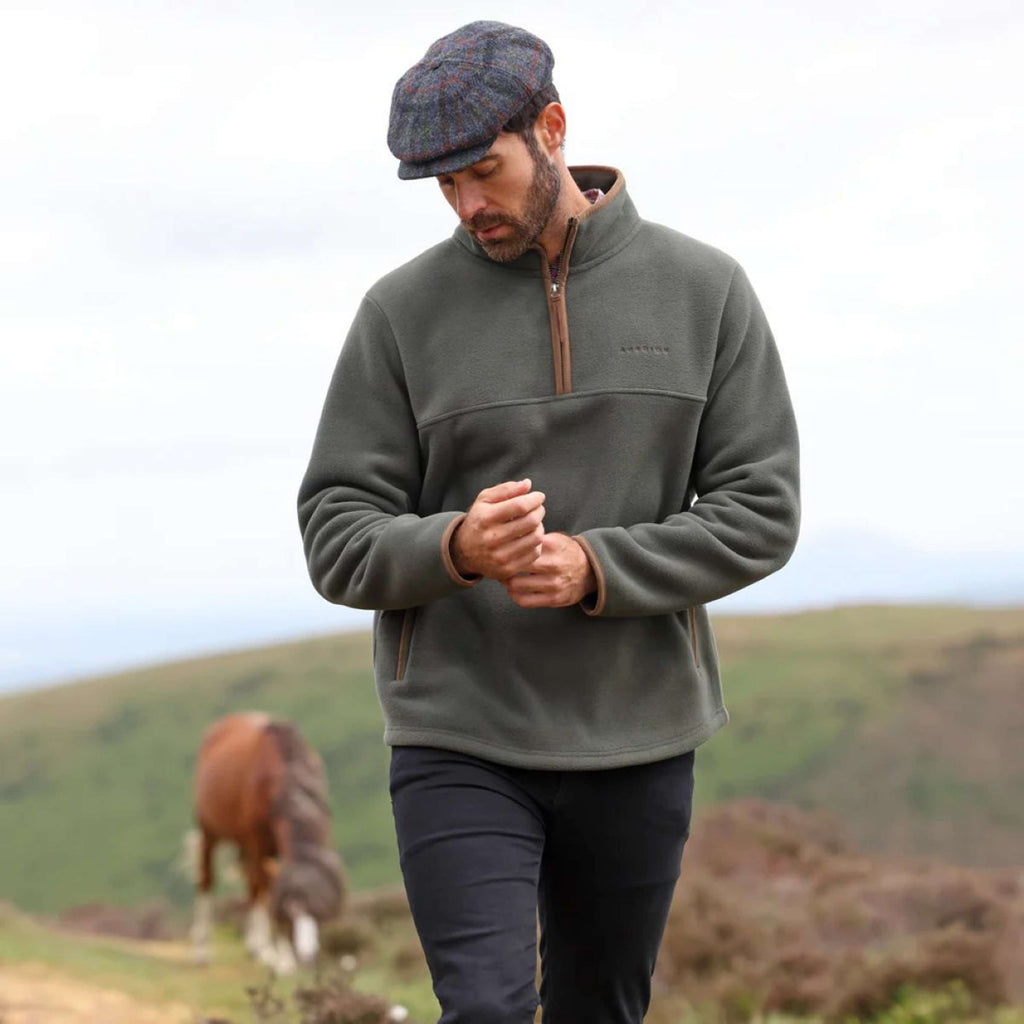 Aubrion by Shires Pull Original Fleece Hommes Vert