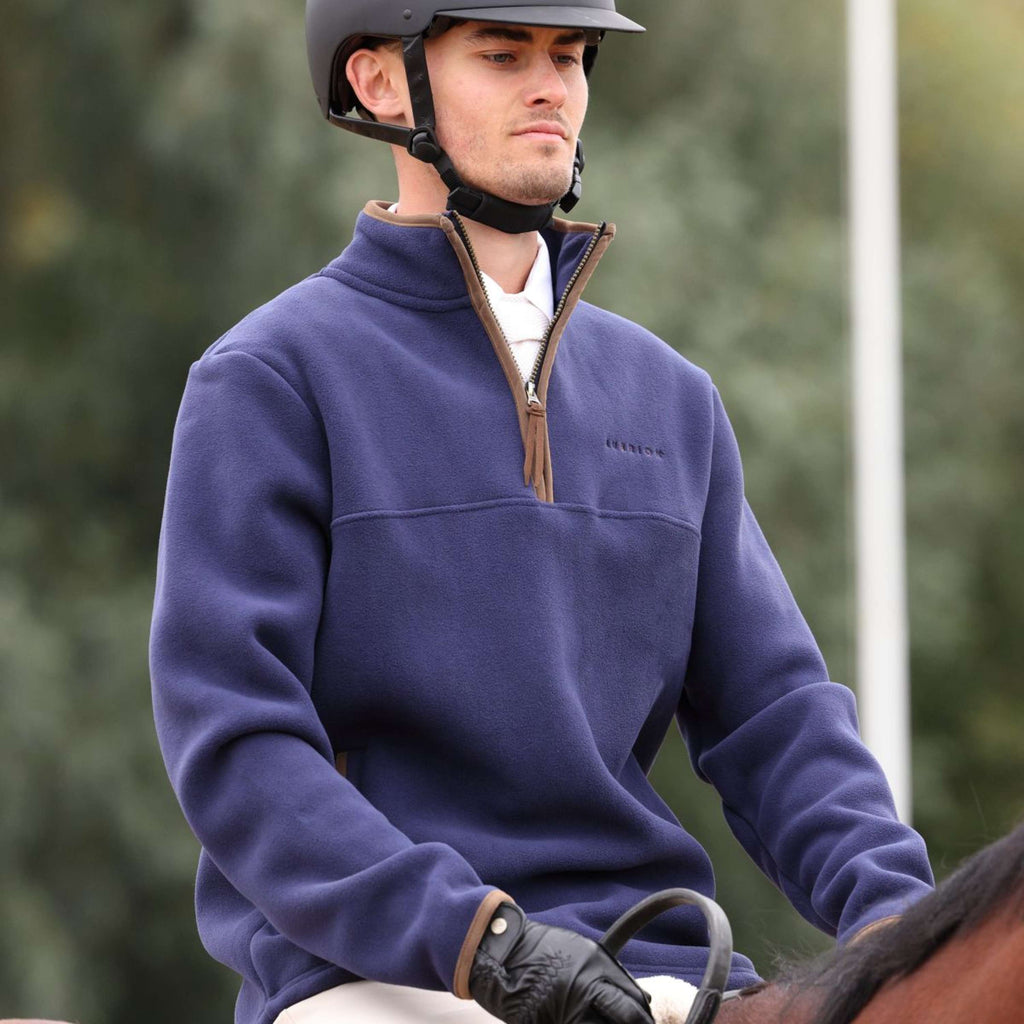 Aubrion by Shires Pull Original Fleece Hommes Marin