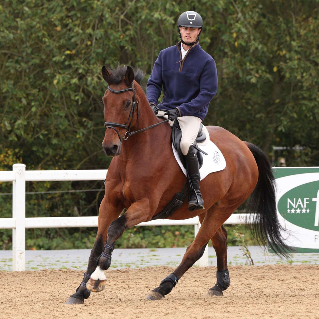 Aubrion by Shires Pull Original Fleece Hommes Marin