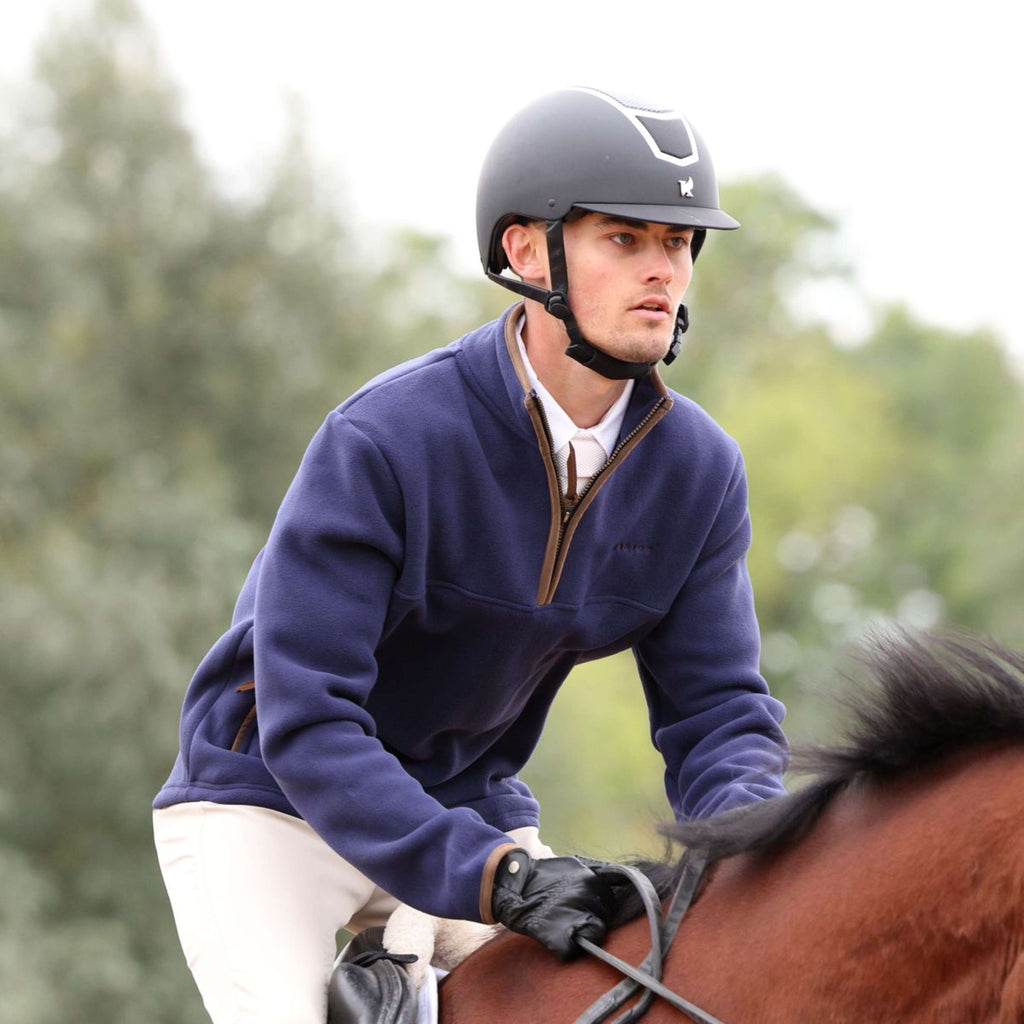 Aubrion by Shires Pull Original Fleece Hommes Marin
