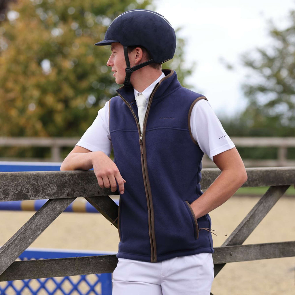 Aubrion by Shires Bodychauffant Original Fleece Hommes Marin