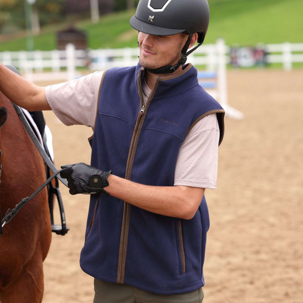 Aubrion by Shires Bodychauffant Original Fleece Hommes Marin
