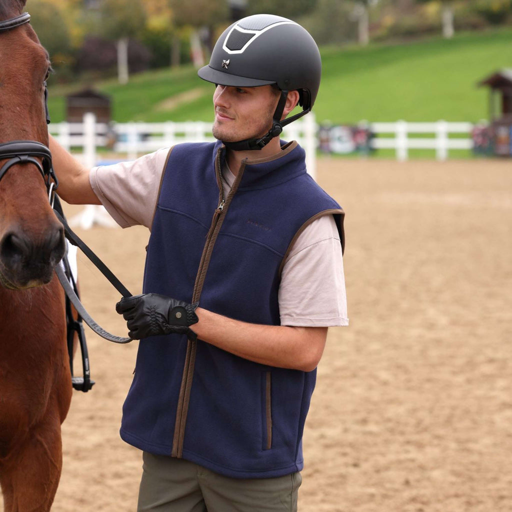 Aubrion by Shires Bodychauffant Original Fleece Hommes Marin