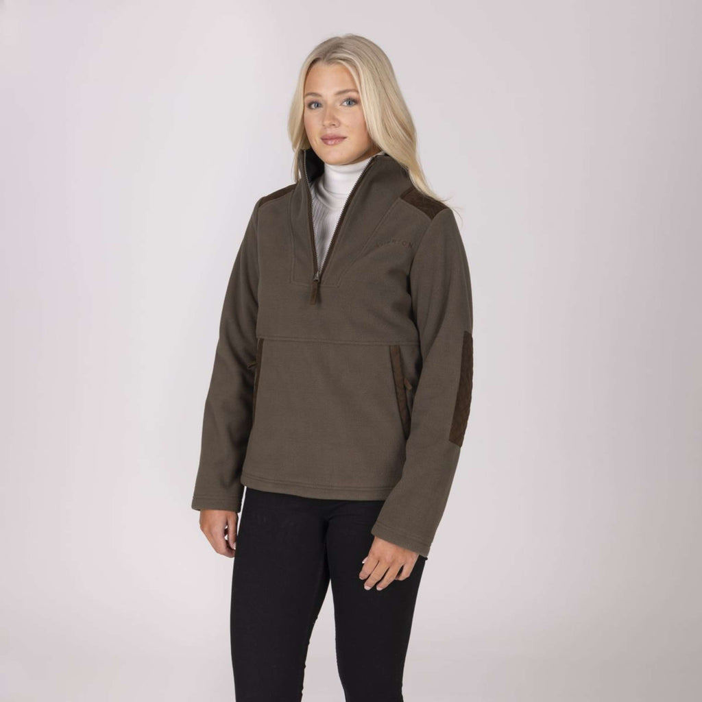 Aubrion by Shires Pull Heritage Fleece Olive foncé