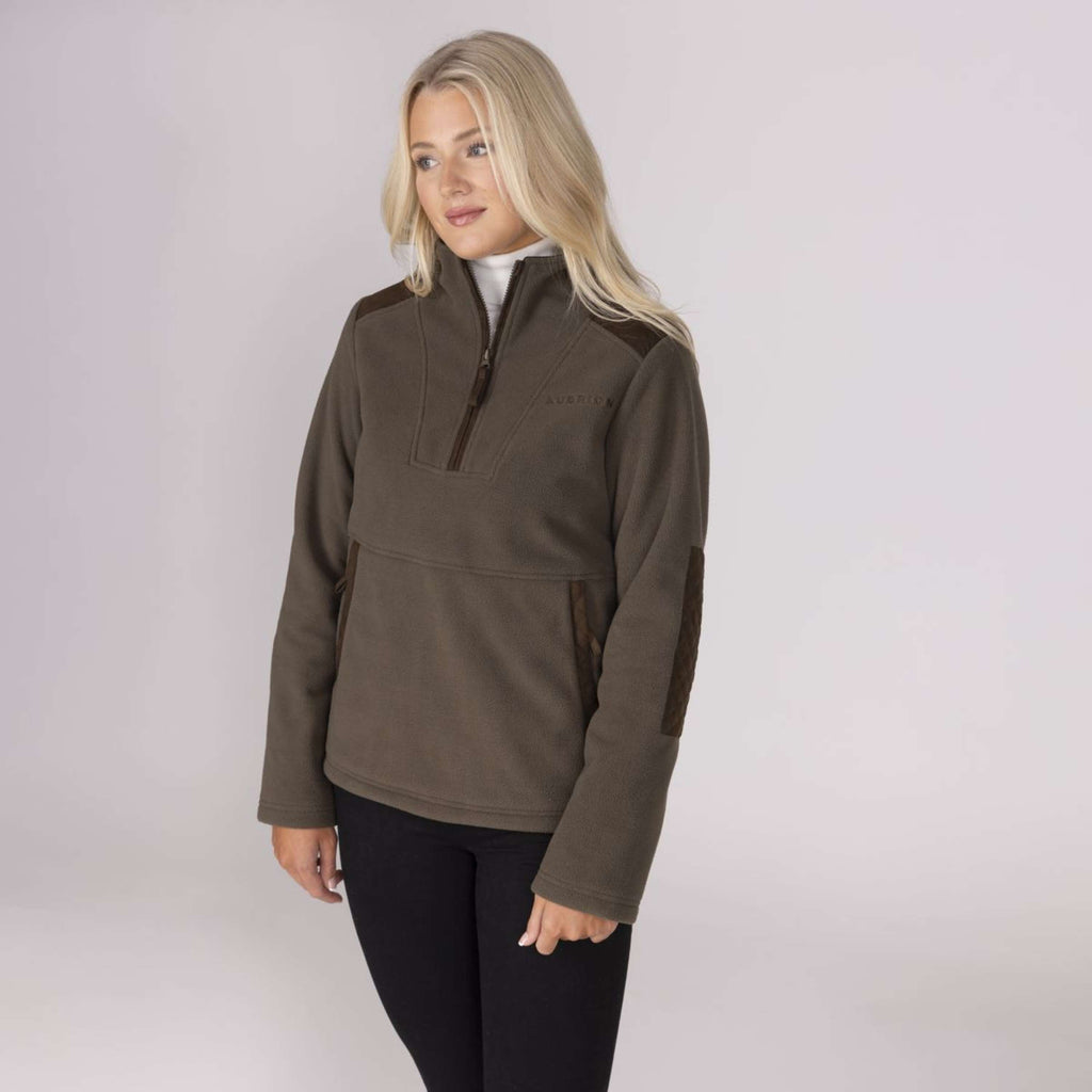 Aubrion by Shires Pull Heritage Fleece Olive foncé