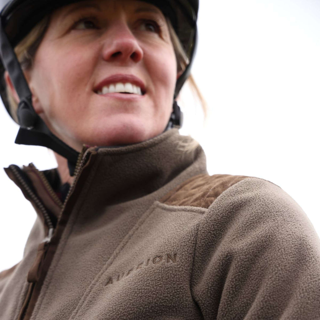 Aubrion by Shires Pull Heritage Fleece Olive foncé