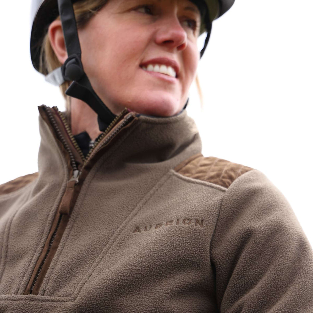 Aubrion by Shires Pull Heritage Fleece Olive foncé