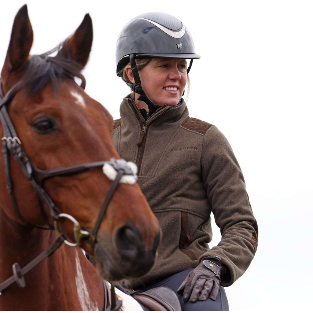 Aubrion by Shires Pull Heritage Fleece Olive foncé