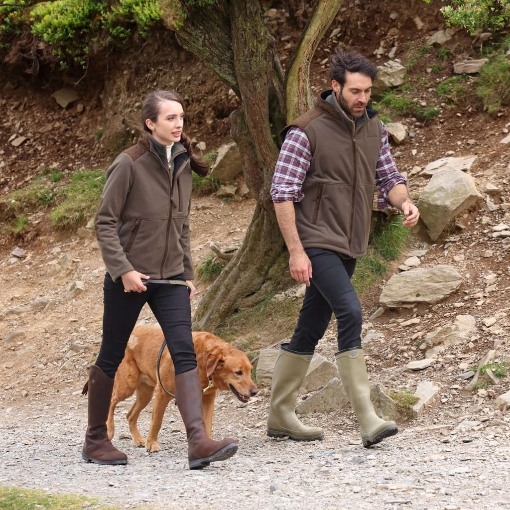 Aubrion by Shires Bodychauffant Heritage Fleece Olive foncé