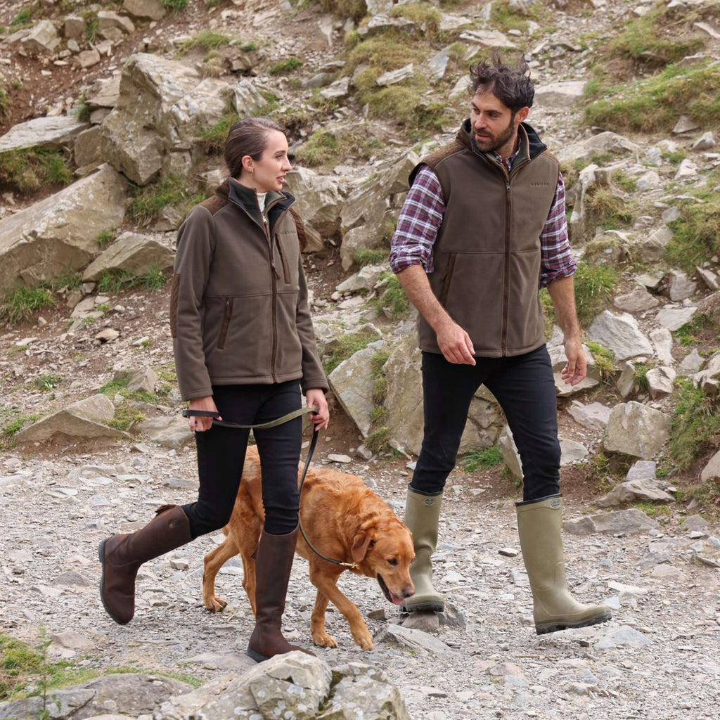 Aubrion by Shires Bodychauffant Heritage Fleece Olive foncé