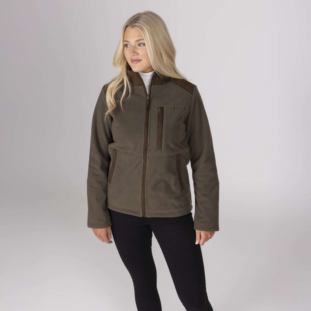 Aubrion by Shires Veste Heritage Fleece Olive foncé