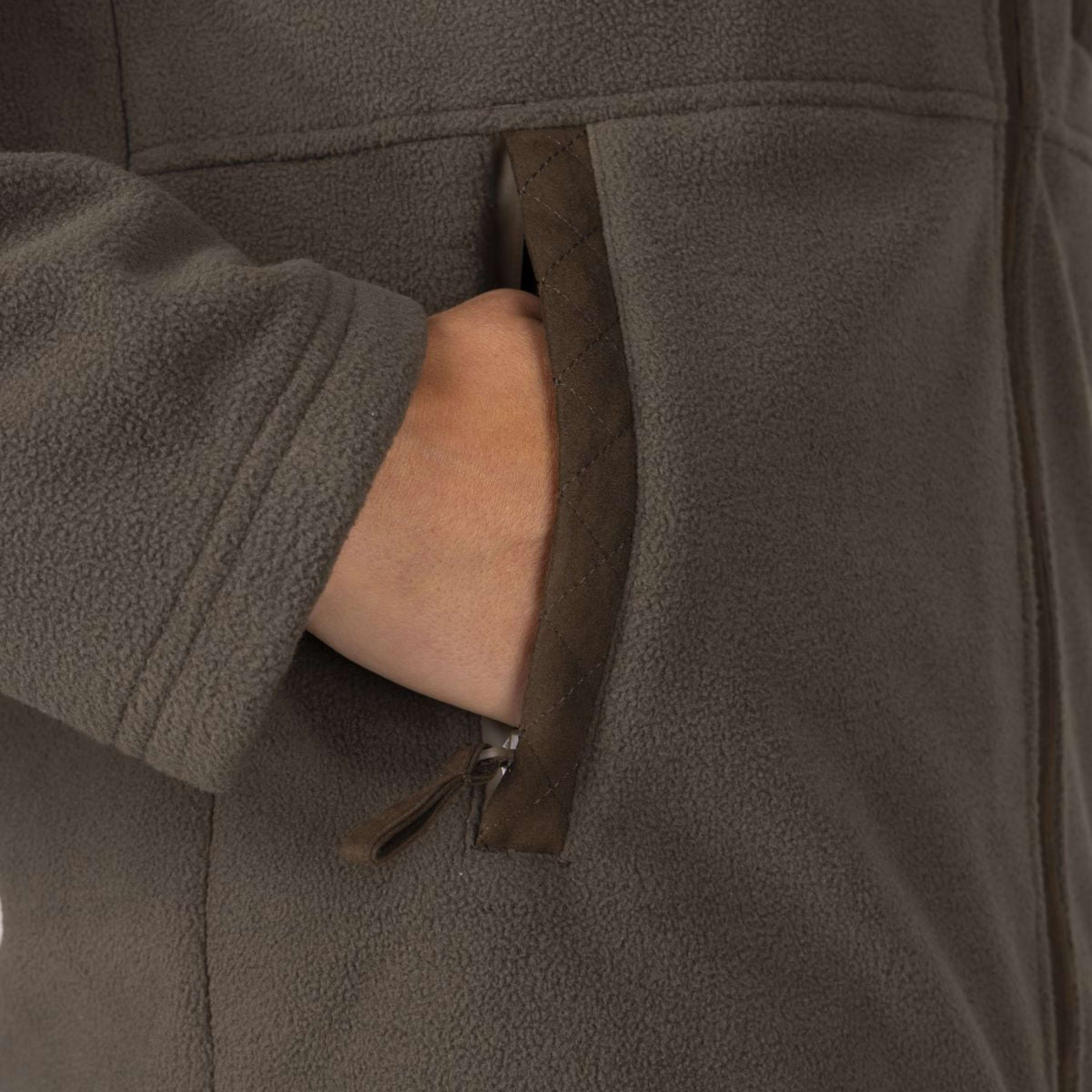 Aubrion by Shires Veste Heritage Fleece Olive foncé