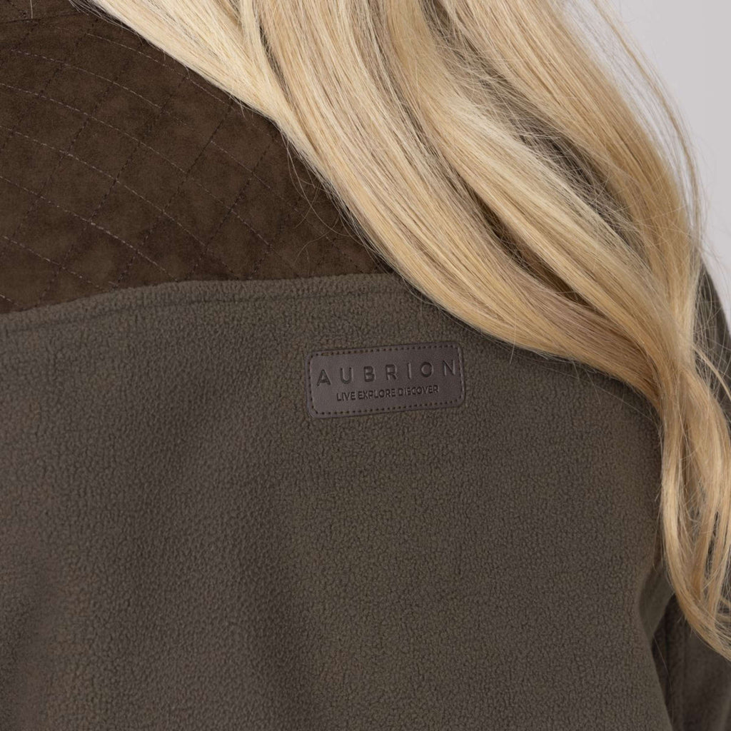 Aubrion by Shires Veste Heritage Fleece Olive foncé