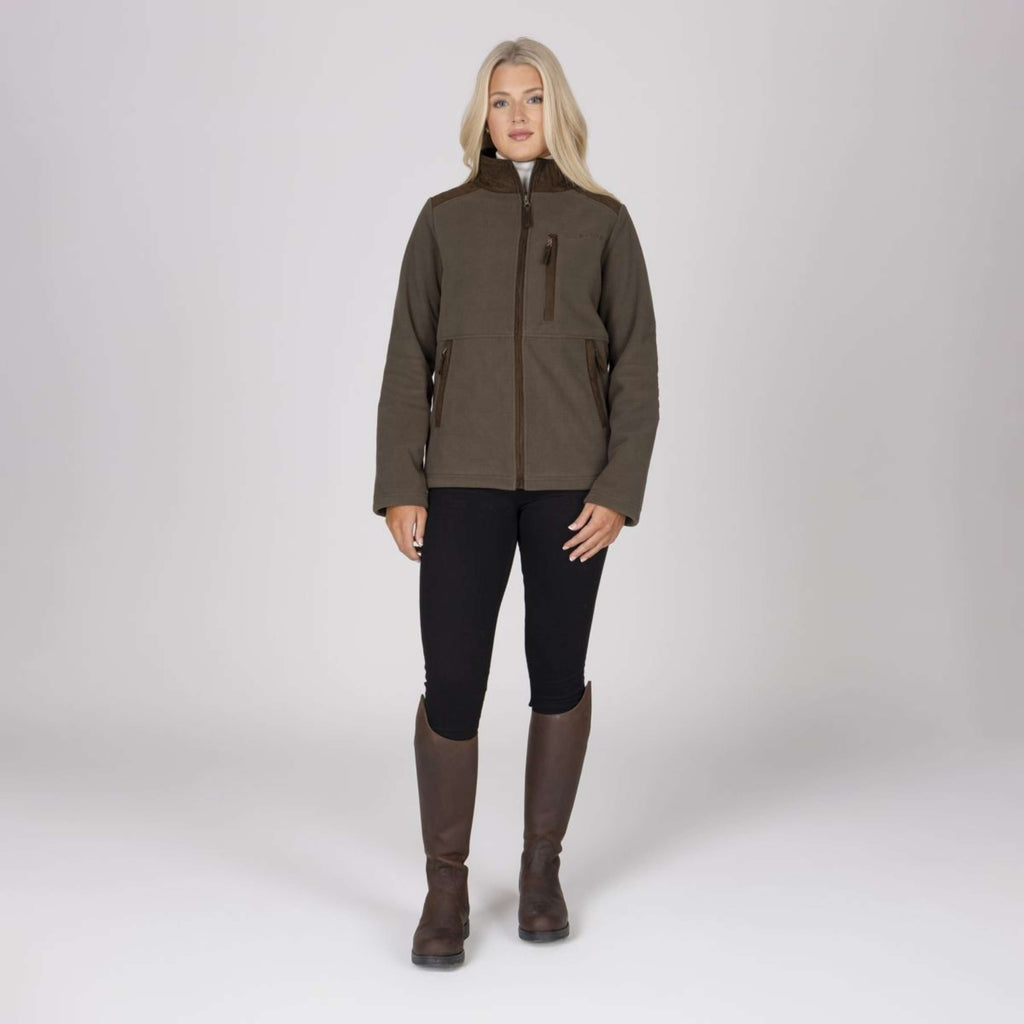Aubrion by Shires Veste Heritage Fleece Olive foncé