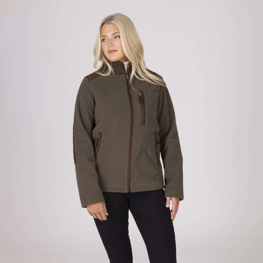 Aubrion by Shires Veste Heritage Fleece Olive foncé