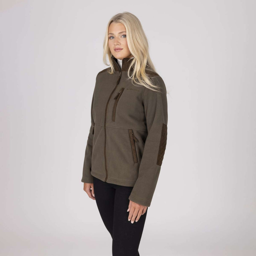 Aubrion by Shires Veste Heritage Fleece Olive foncé