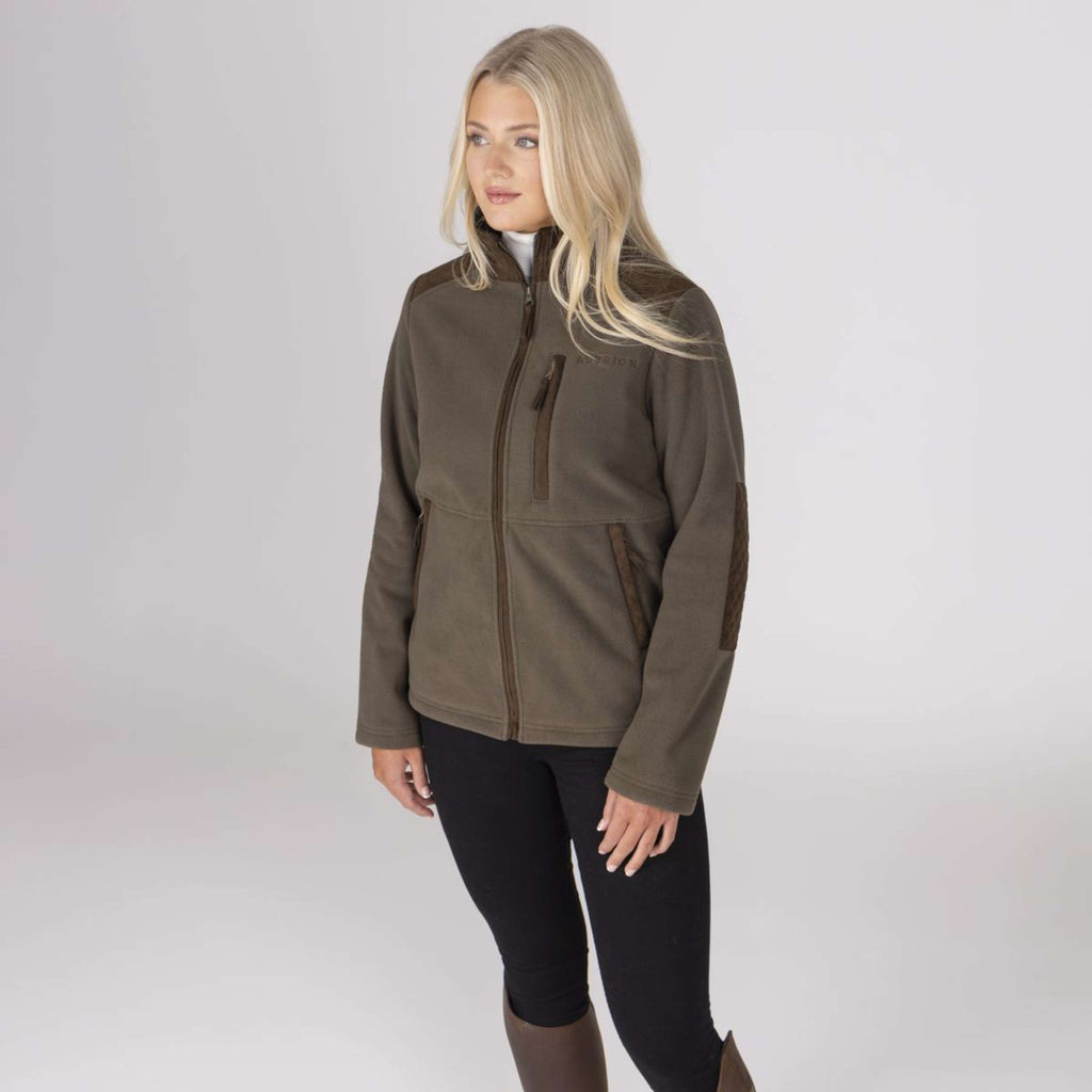 Aubrion by Shires Veste Heritage Fleece Olive foncé