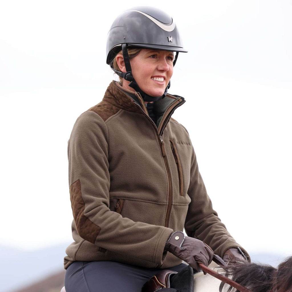Aubrion by Shires Veste Heritage Fleece Olive foncé