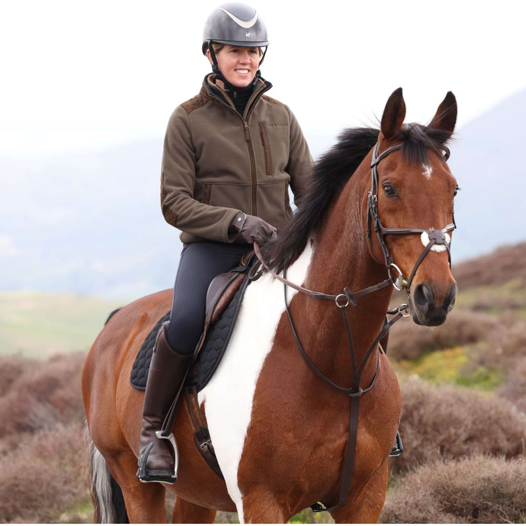 Aubrion by Shires Veste Heritage Fleece Olive foncé