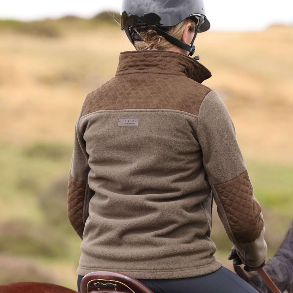 Aubrion by Shires Veste Heritage Fleece Olive foncé