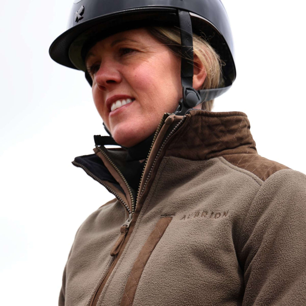 Aubrion by Shires Veste Heritage Fleece Olive foncé