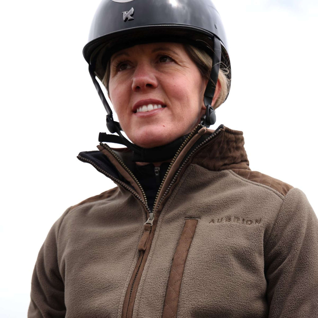 Aubrion by Shires Veste Heritage Fleece Olive foncé