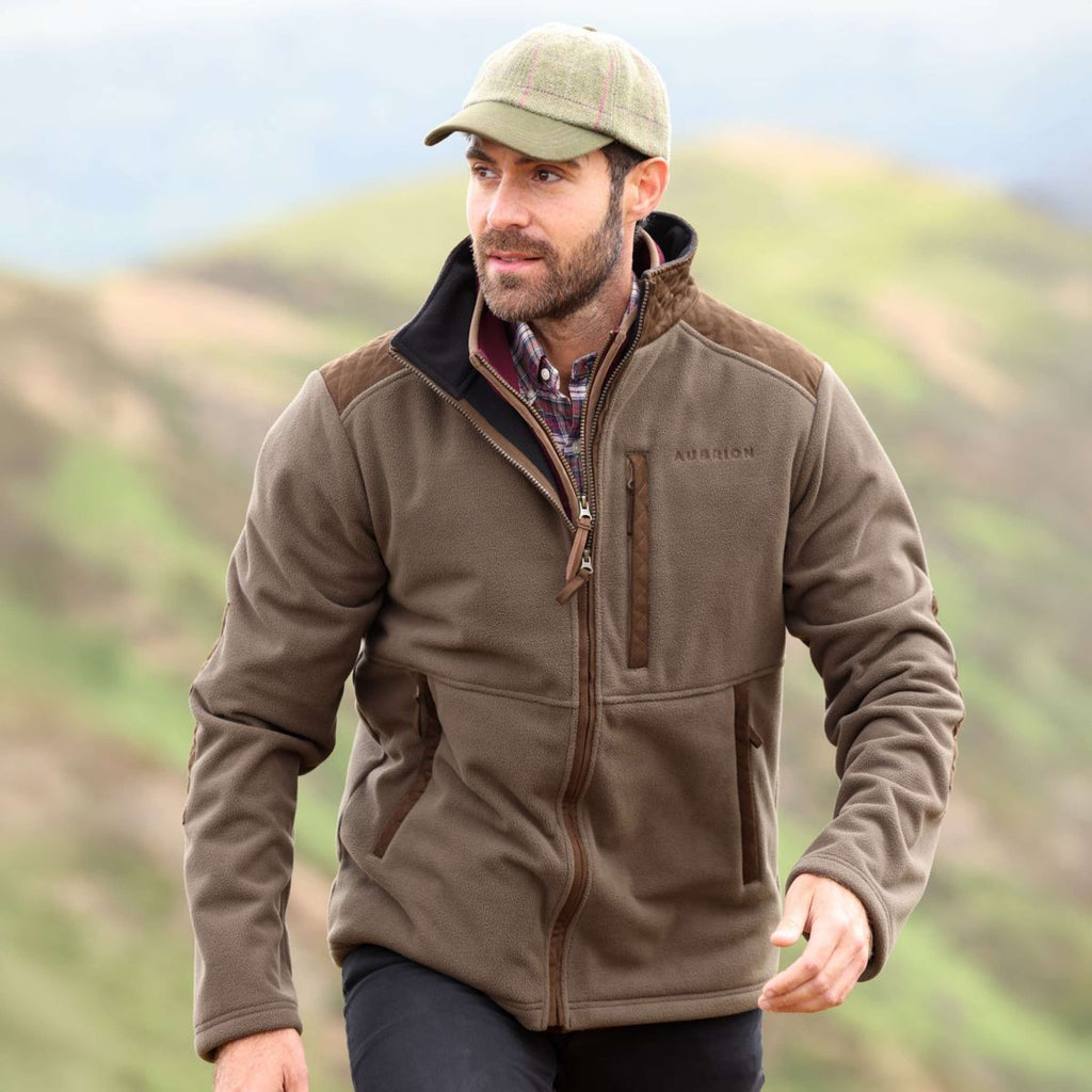 Aubrion by Shires Veste Heritage Fleece Olive foncé