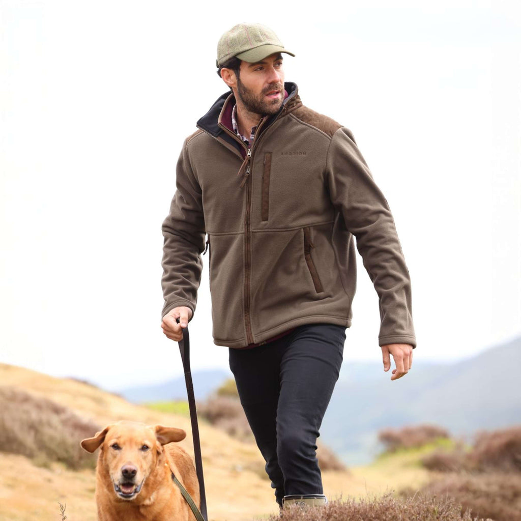 Aubrion by Shires Veste Heritage Fleece Olive foncé