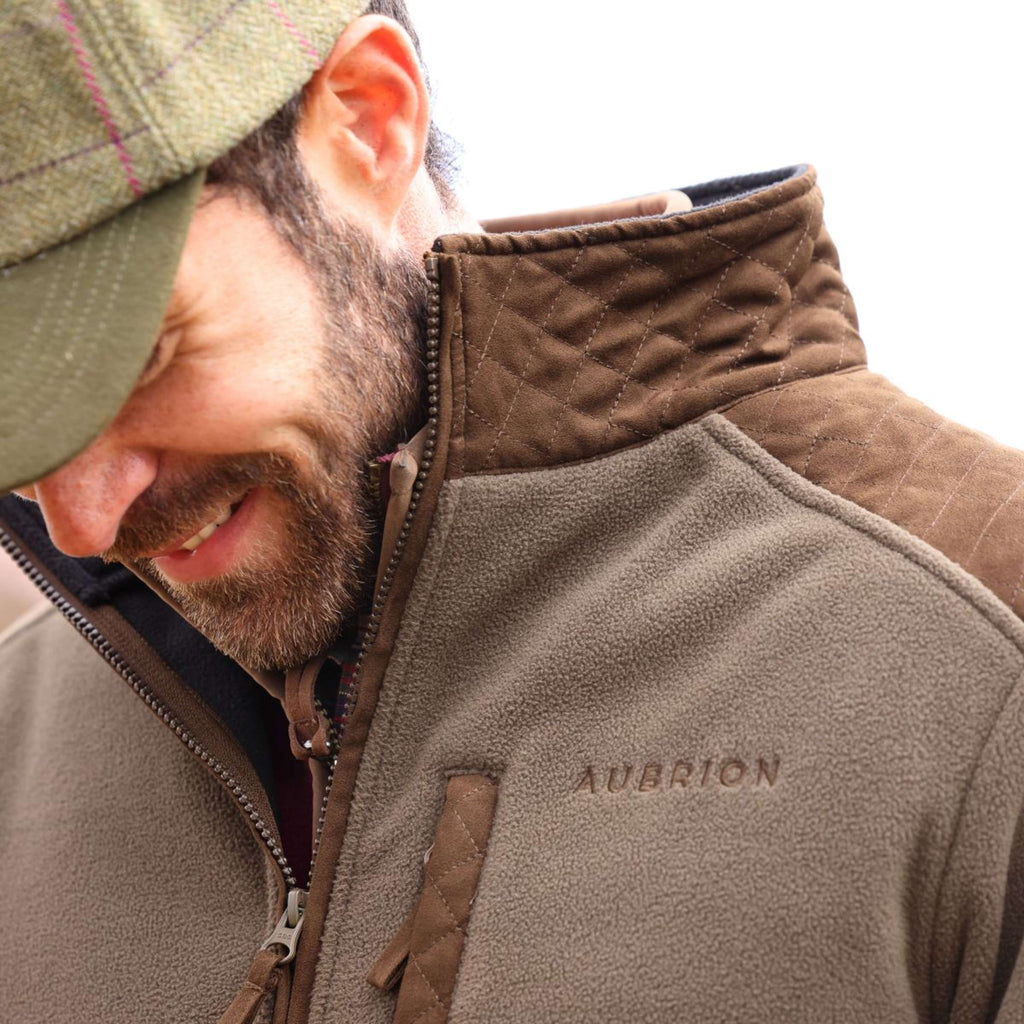 Aubrion by Shires Veste Heritage Fleece Olive foncé