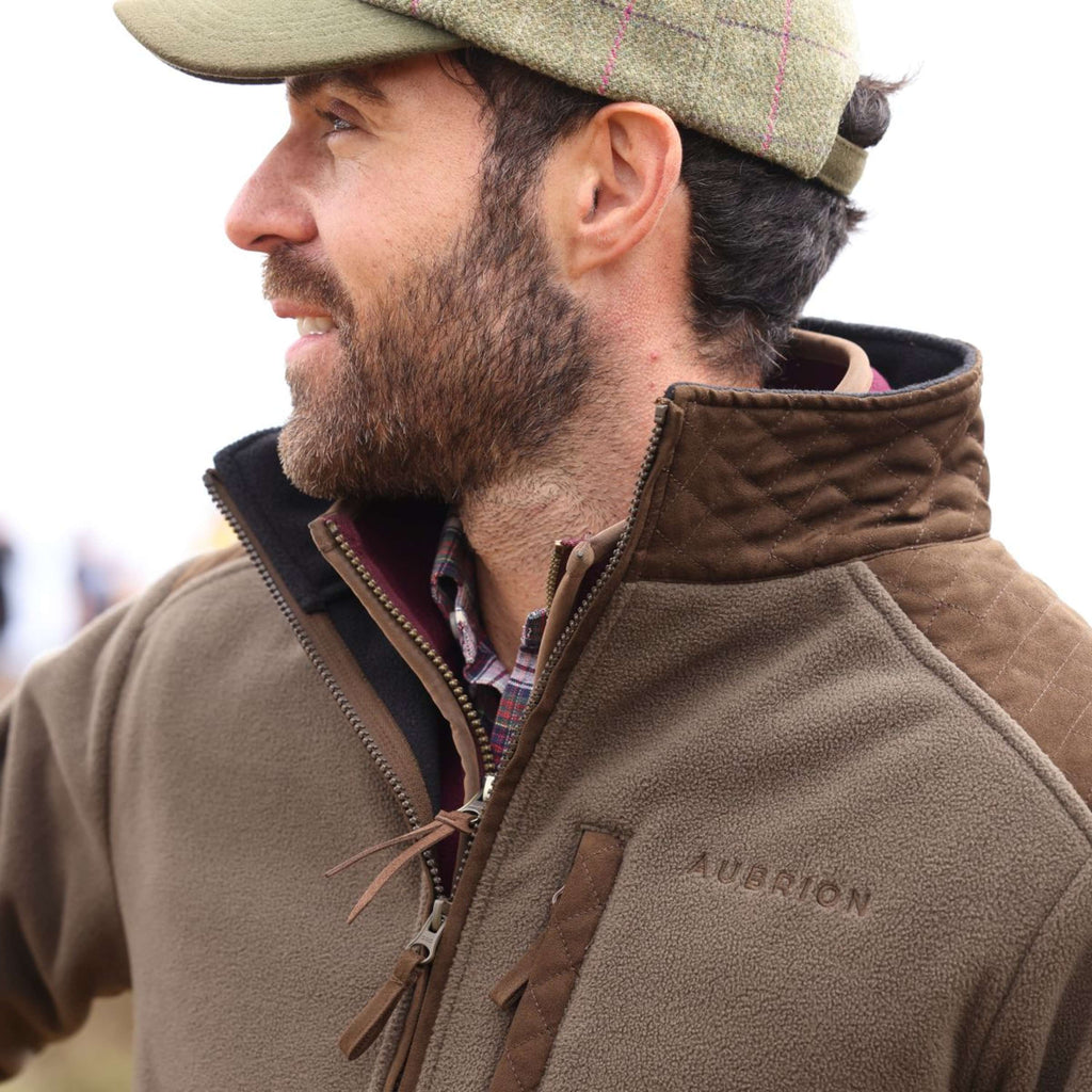 Aubrion by Shires Veste Heritage Fleece Olive foncé
