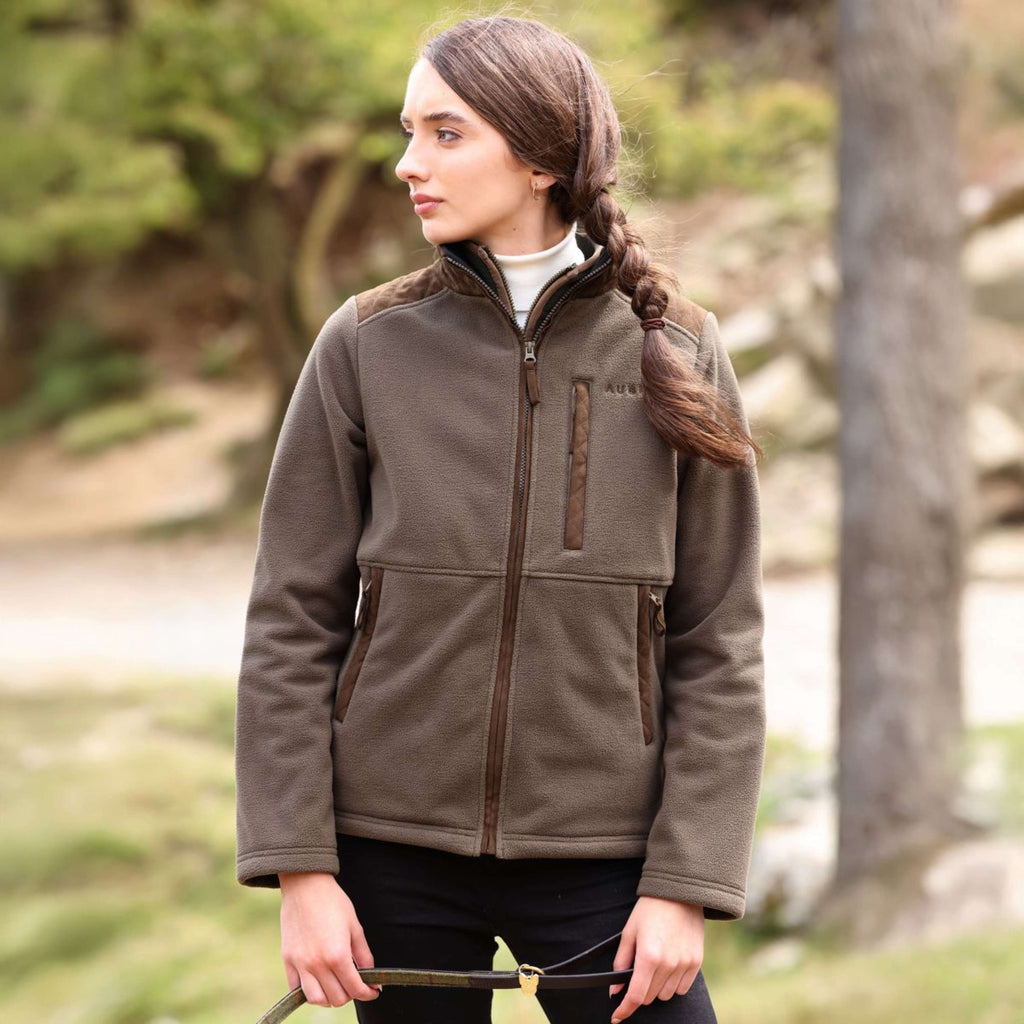 Aubrion by Shires Veste Heritage Fleece Olive foncé