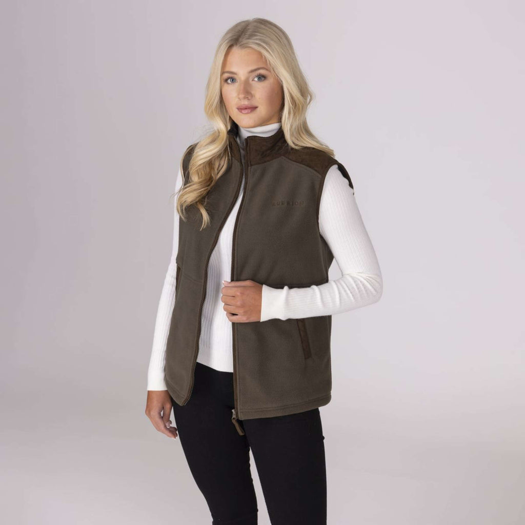 Aubrion by Shires Bodychauffant Heritage Fleece Olive foncé
