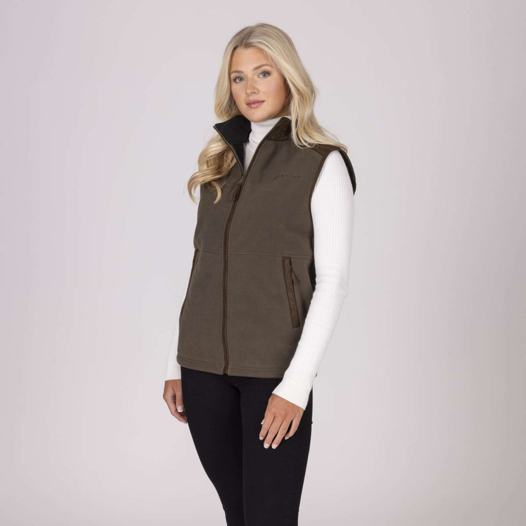 Aubrion by Shires Bodychauffant Heritage Fleece Olive foncé