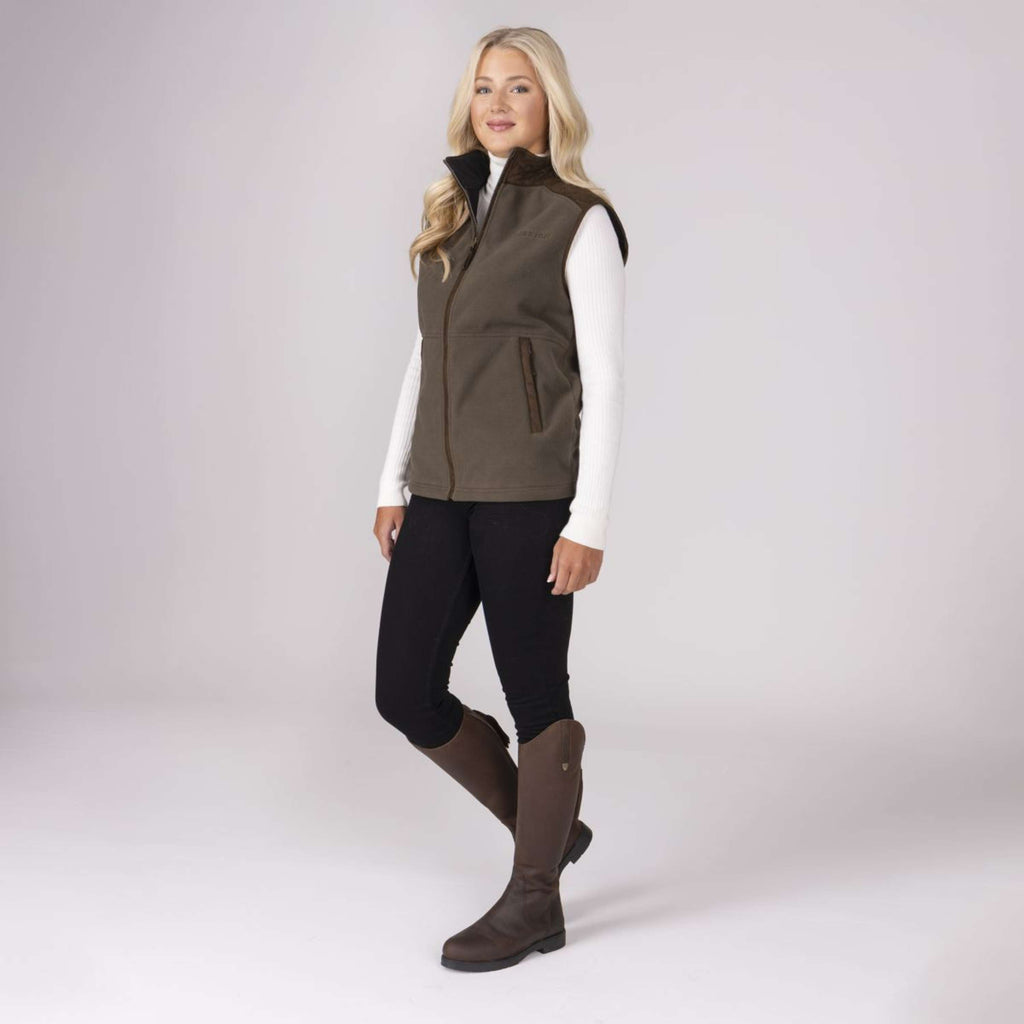 Aubrion by Shires Bodychauffant Heritage Fleece Olive foncé