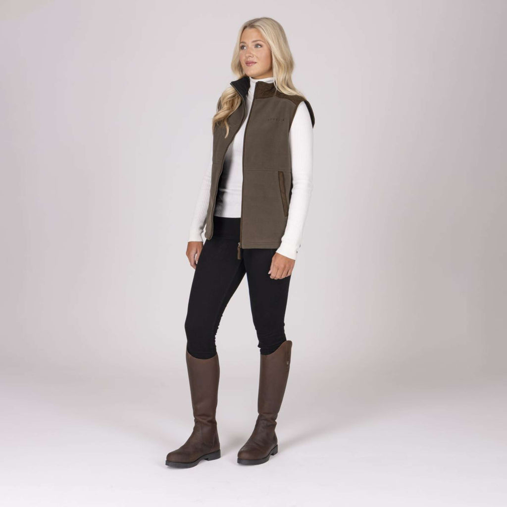 Aubrion by Shires Bodychauffant Heritage Fleece Olive foncé