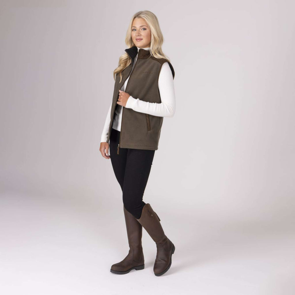 Aubrion by Shires Bodychauffant Heritage Fleece Olive foncé