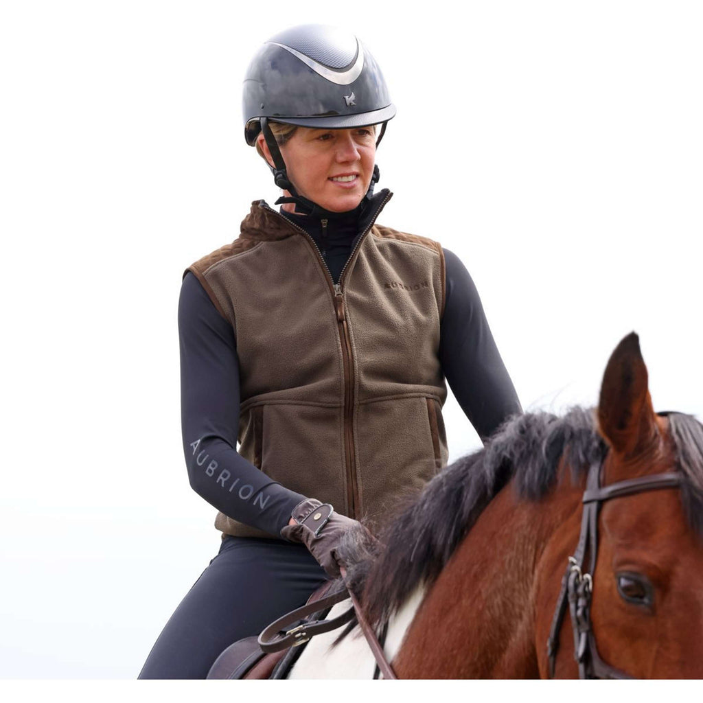 Aubrion by Shires Bodychauffant Heritage Fleece Olive foncé