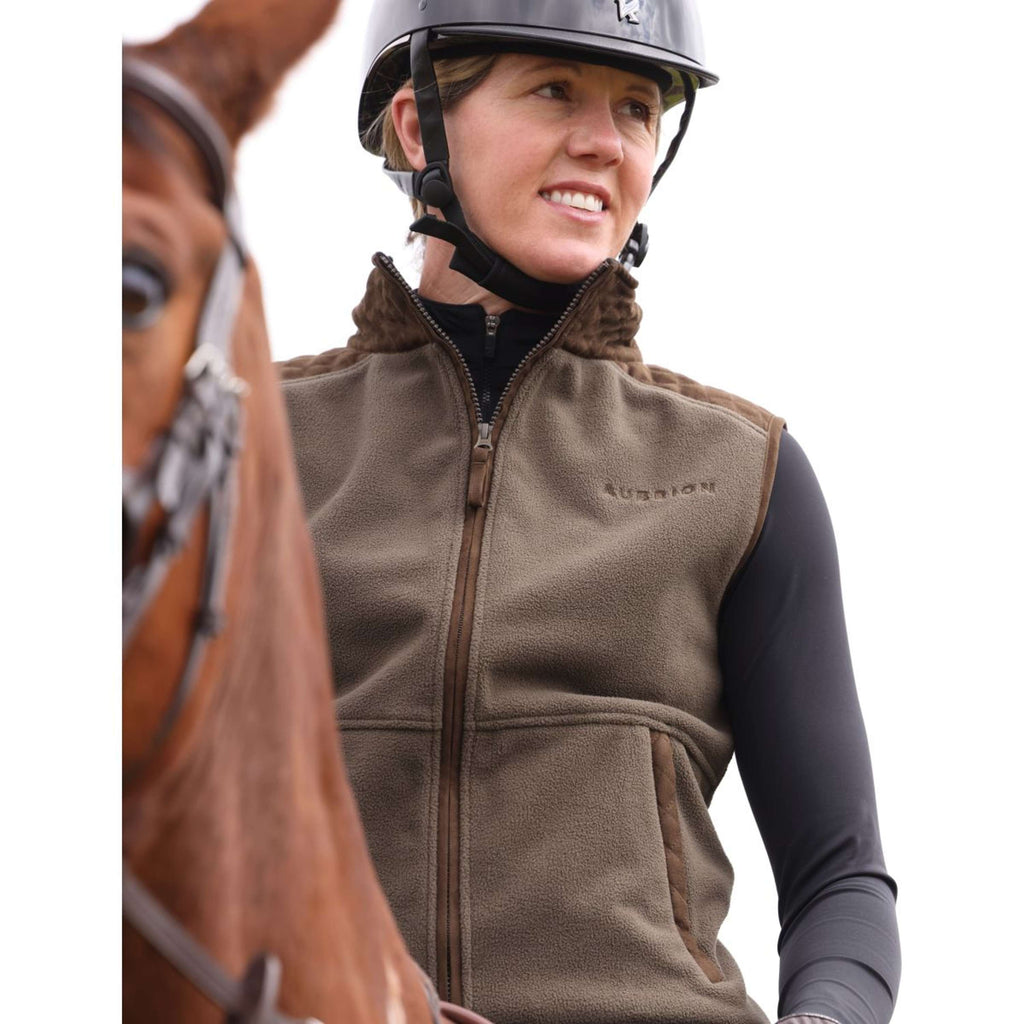 Aubrion by Shires Bodychauffant Heritage Fleece Olive foncé
