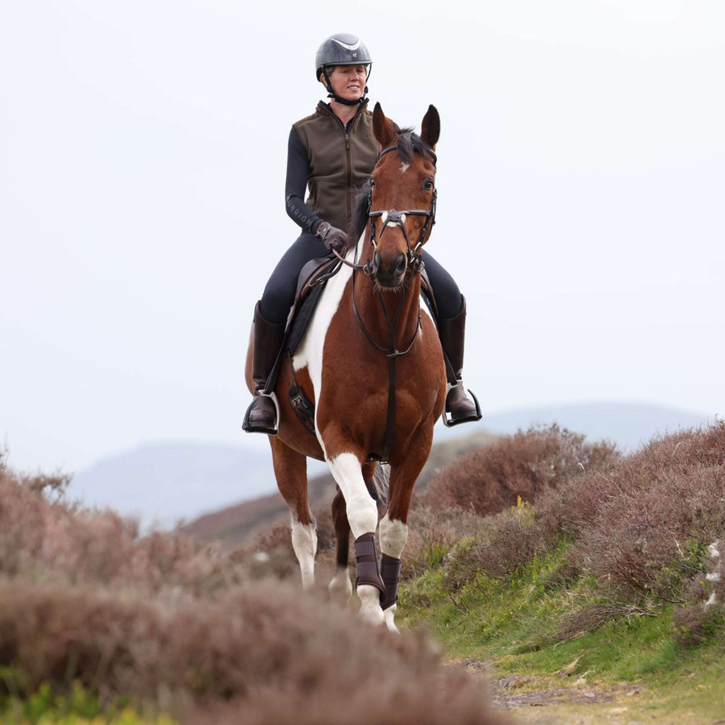 Aubrion by Shires Bodychauffant Heritage Fleece Olive foncé