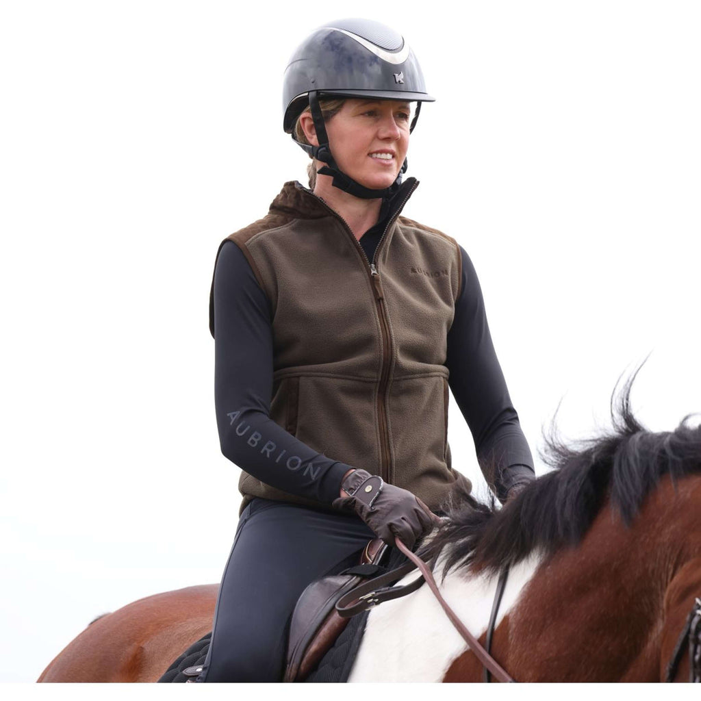 Aubrion by Shires Bodychauffant Heritage Fleece Olive foncé