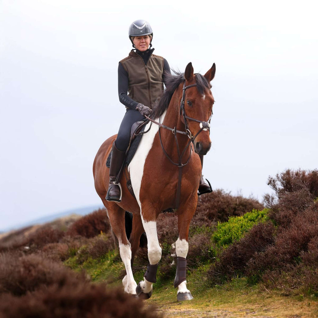 Aubrion by Shires Bodychauffant Heritage Fleece Olive foncé