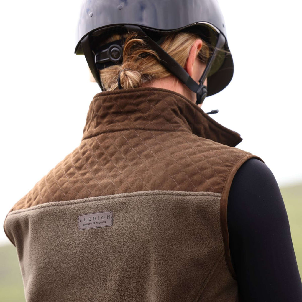 Aubrion by Shires Bodychauffant Heritage Fleece Olive foncé